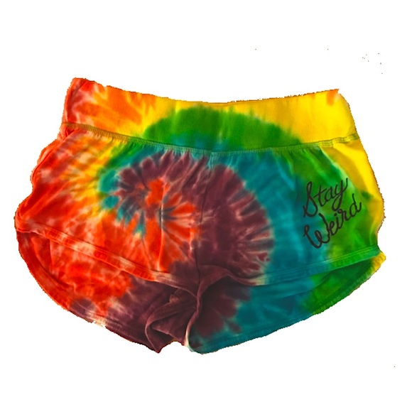 Hot Topic Stay Weird Tie Dye Shorts - Picture 4 of 4